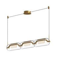 Hilo 43-in Aluminum Linear Pendant