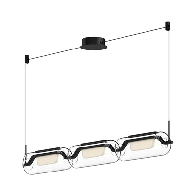 Hilo 43-in Aluminum Linear Pendant