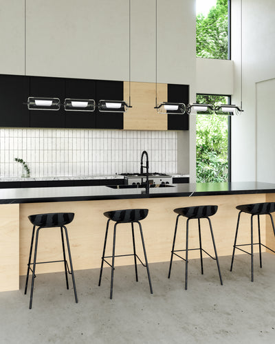 Hilo 43-in Aluminum Linear Pendant