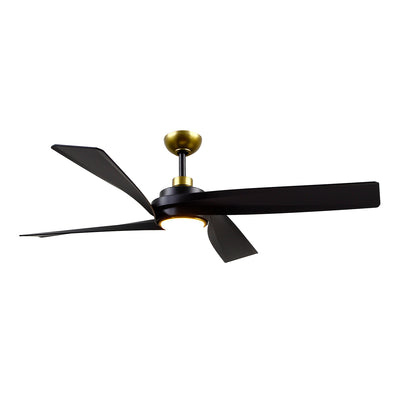 Horizon 56-in Brushed Gold Reversible DC LED Ceiling Fan