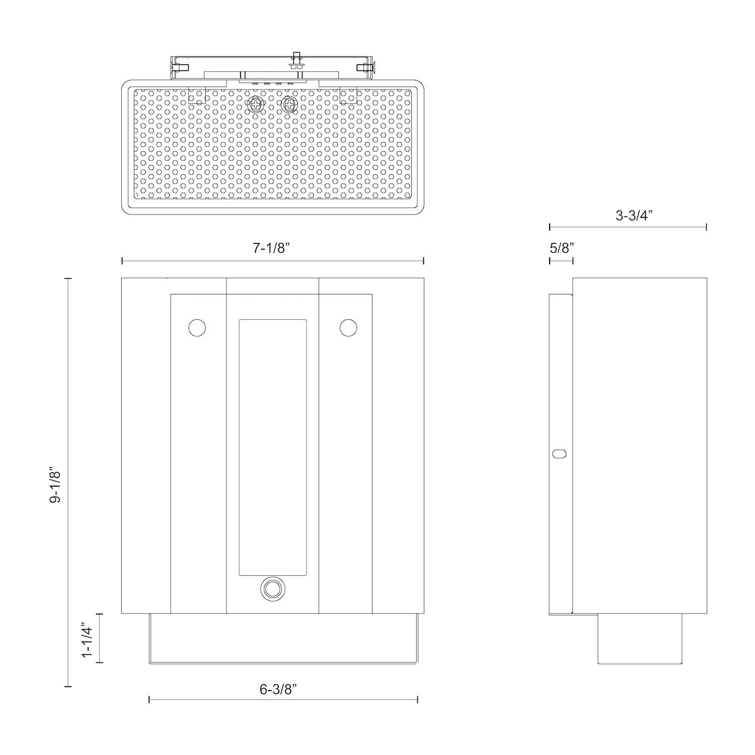 Hounslow 7-in Steel Wall Sconce