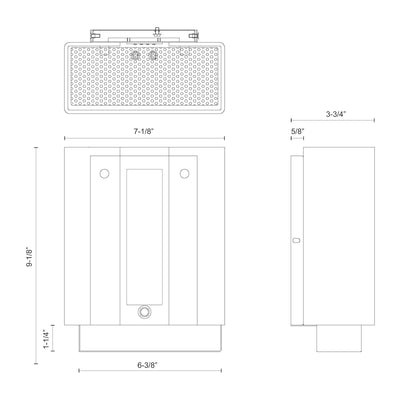 Hounslow 7-in Steel Wall Sconce