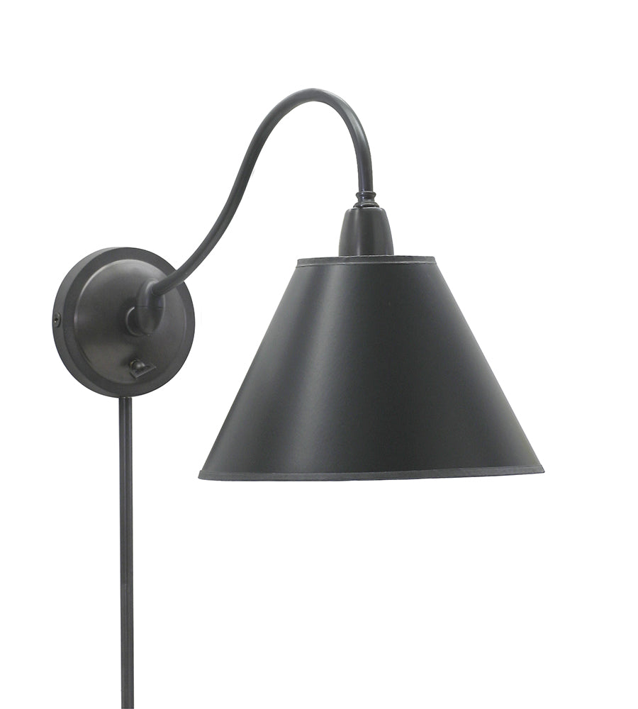 9-inch Hyde Park Oil Rubbed Bronze Wall Swing Lamp