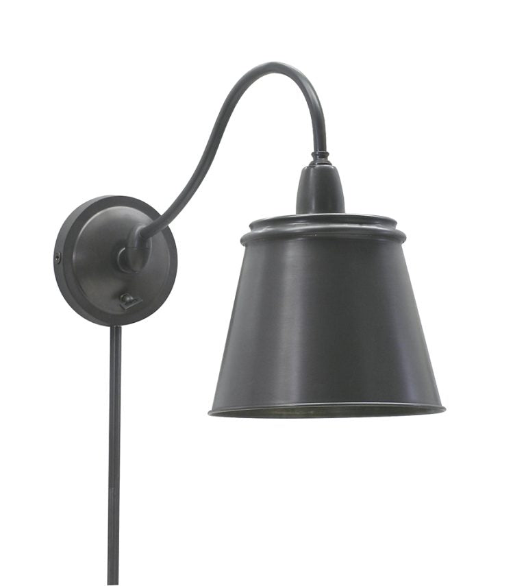 7.5-inch Hyde Park Oil Rubbed Bronze Wall Swing Lamp