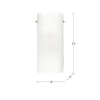 Hudson 13-in Steel Opal Wall Sconce