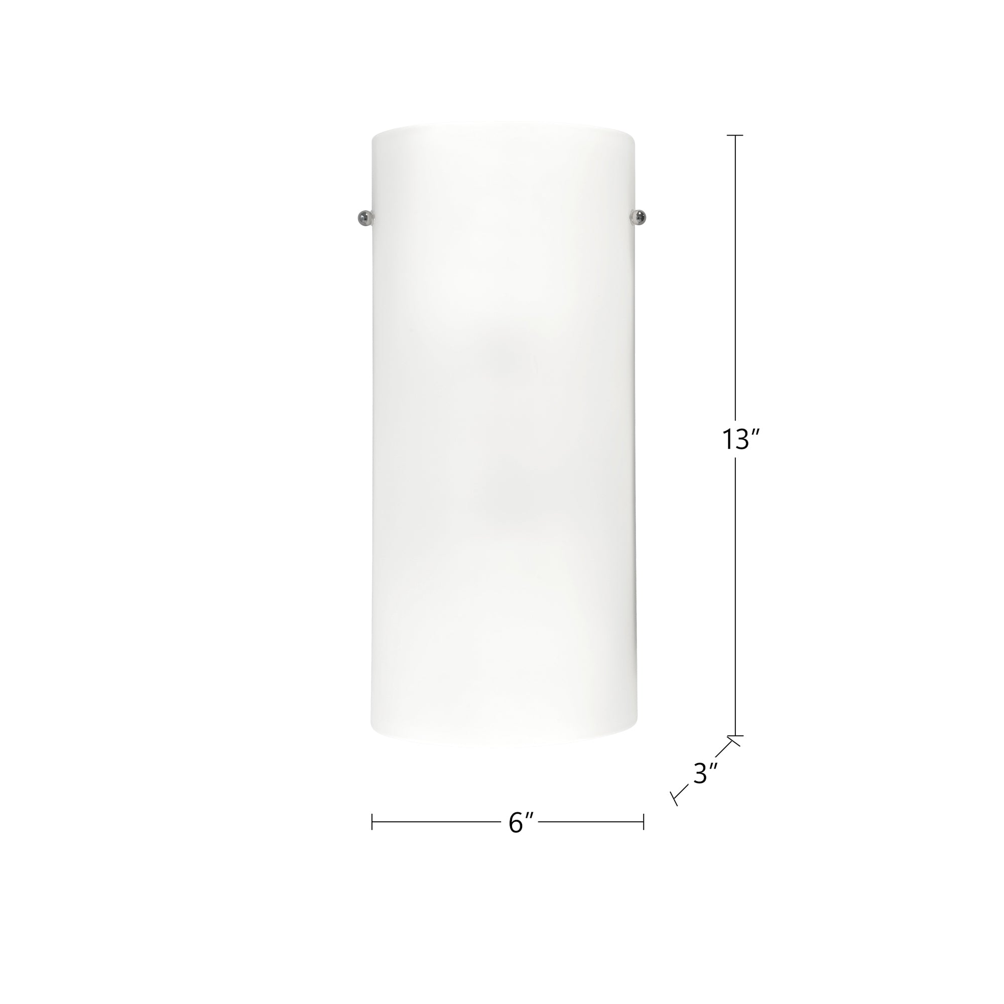 Hudson 13-in Steel Opal Wall Sconce