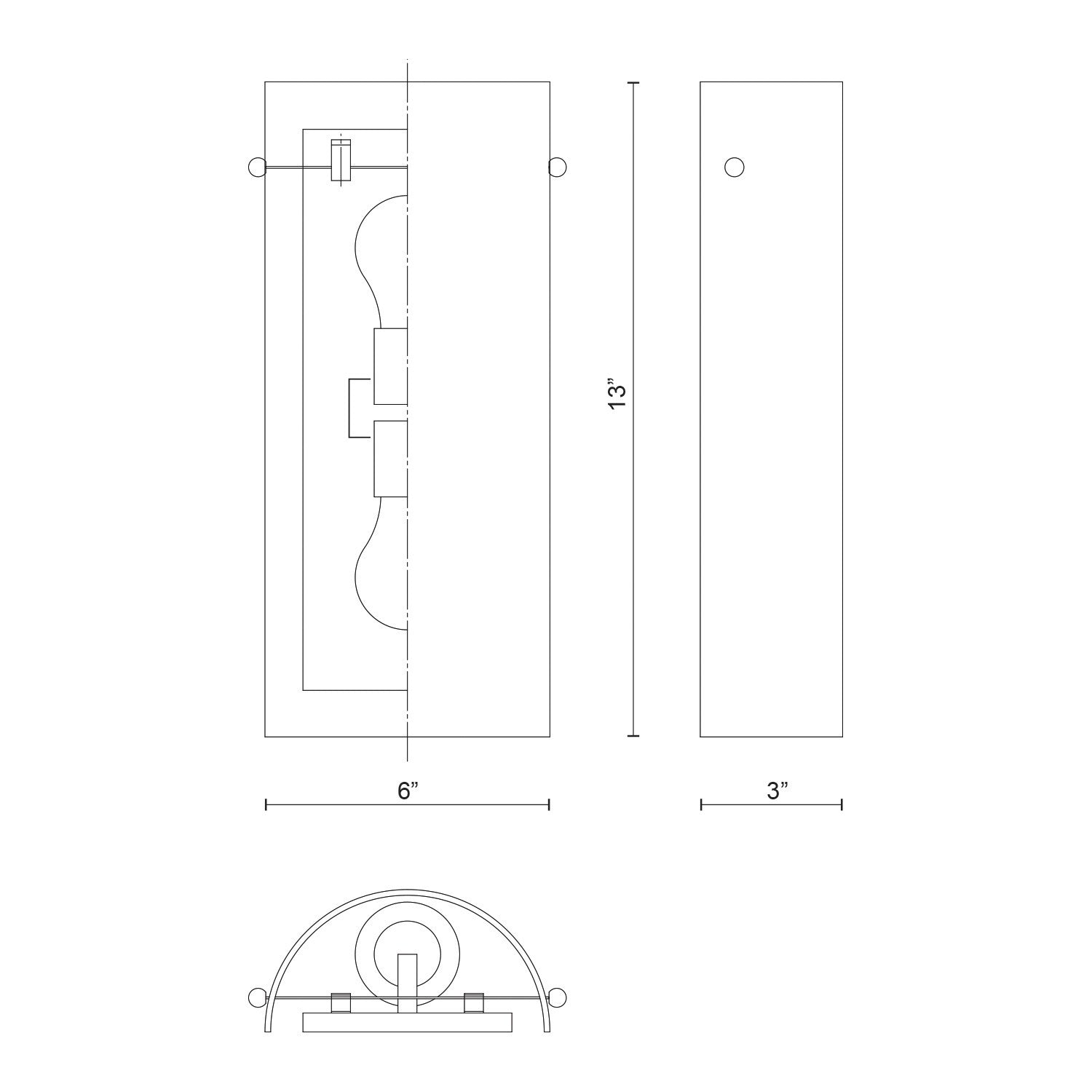 Hudson 13-in Steel Opal Wall Sconce