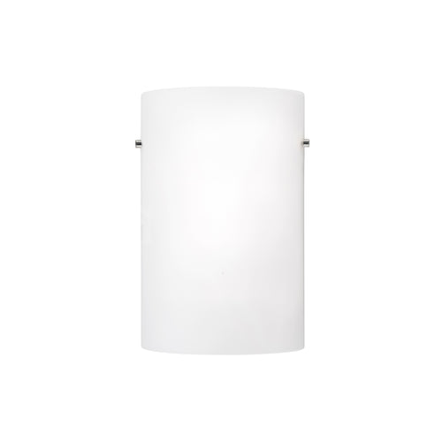 Hudson 9-in Steel Brushed Nickel Chrome Wall Sconce