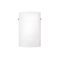 Hudson 9-in Steel Brushed Nickel/Chrome Wall Sconce