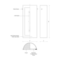Hudson 13-in Steel Brushed Nickel/Chrome Wall Sconce