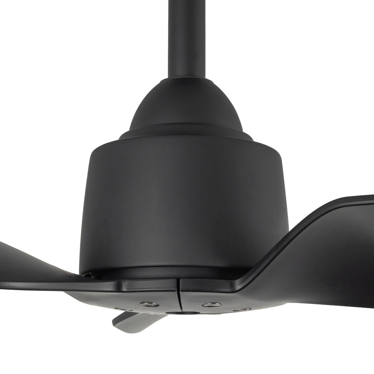 Hugo 42-in Matte Black Reversible DC Ceiling Fan