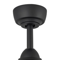 Hugo 42-in Matte Black Reversible DC Ceiling Fan