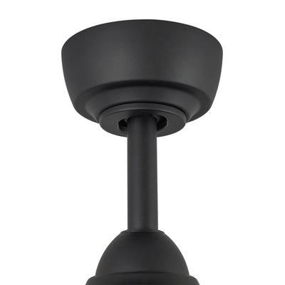 Hugo 42-in Matte Black Reversible DC Ceiling Fan