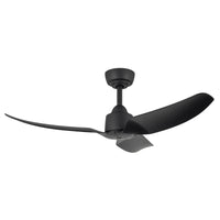 Hugo 42-in Matte Black Reversible DC Ceiling Fan