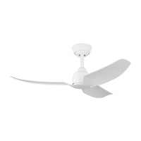 Hugo 42-in White Reversible DC Ceiling Fan