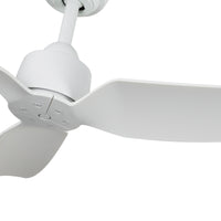 Hugo 42-in White Reversible DC Ceiling Fan