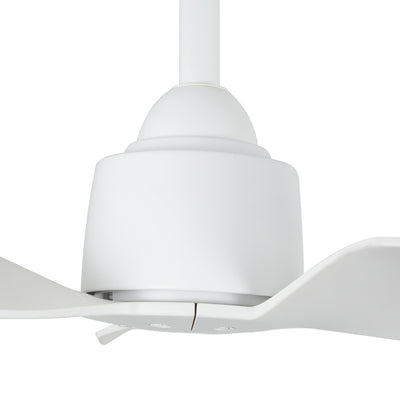 Hugo 42-in White Reversible DC Ceiling Fan