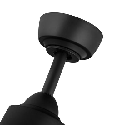 Hugo 52-in Matte Black Reversible DC Ceiling Fan