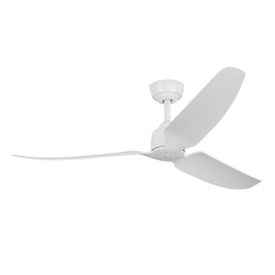 Hugo 52-in Matte White Reversible DC Ceiling Fan