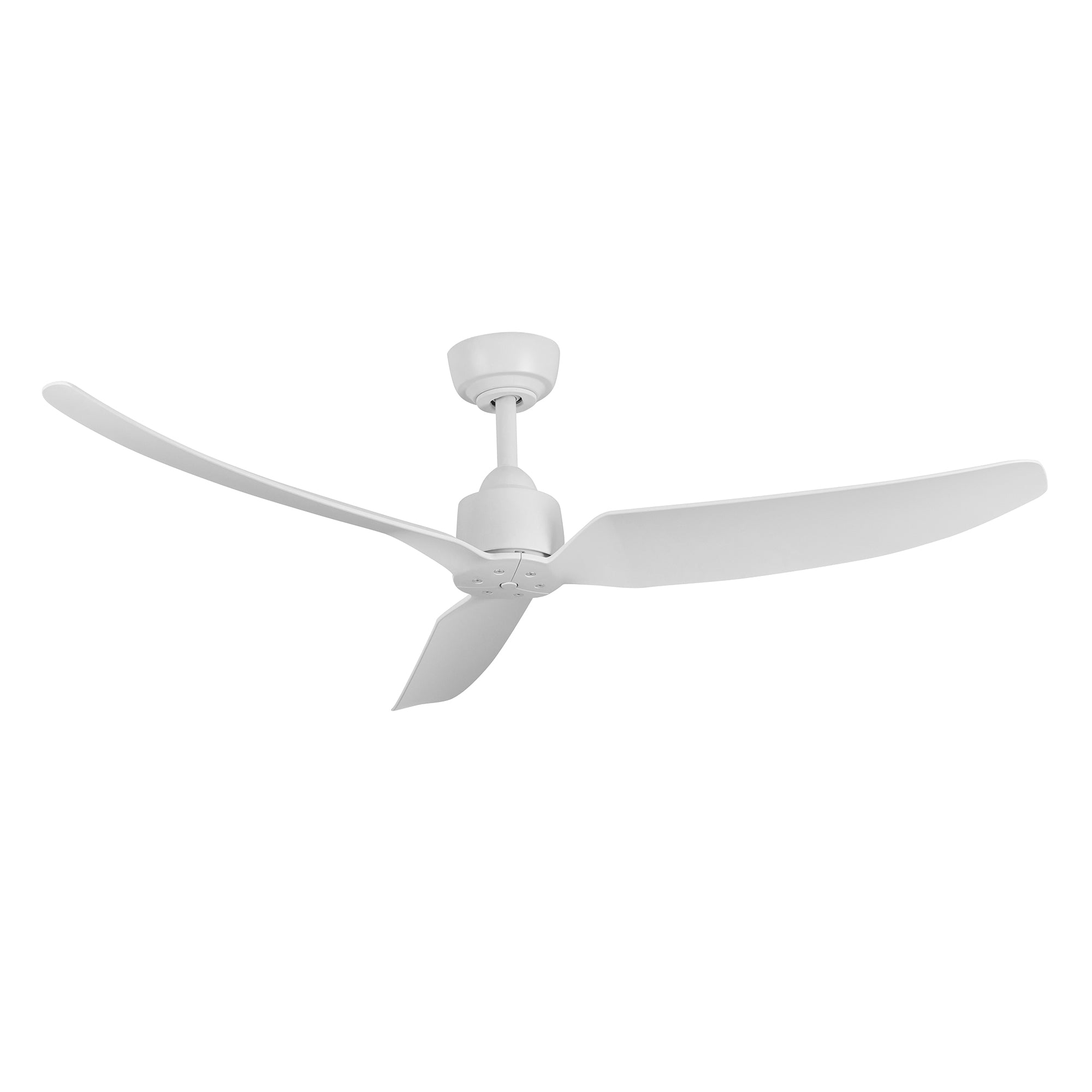 Hugo 52-in Matte White Reversible DC Ceiling Fan