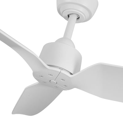 Hugo 52-in Matte White Reversible DC Ceiling Fan