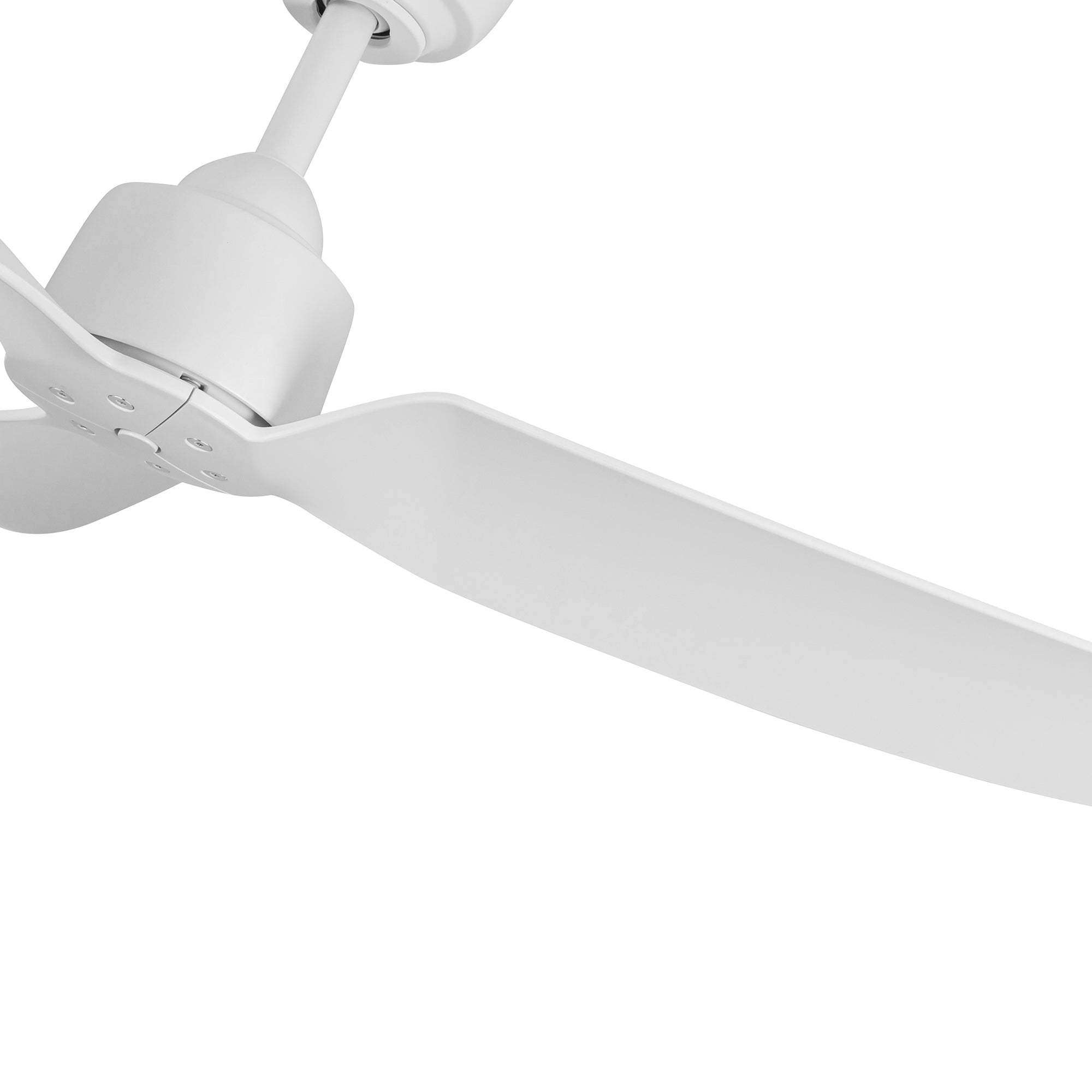 Hugo 52-in Matte White Reversible DC Ceiling Fan