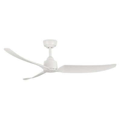 Hugo 52-in Matte White Reversible DC Ceiling Fan
