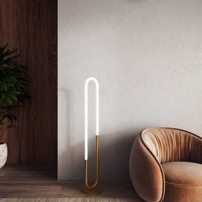 Huron 52-in Steel Floor Lamp