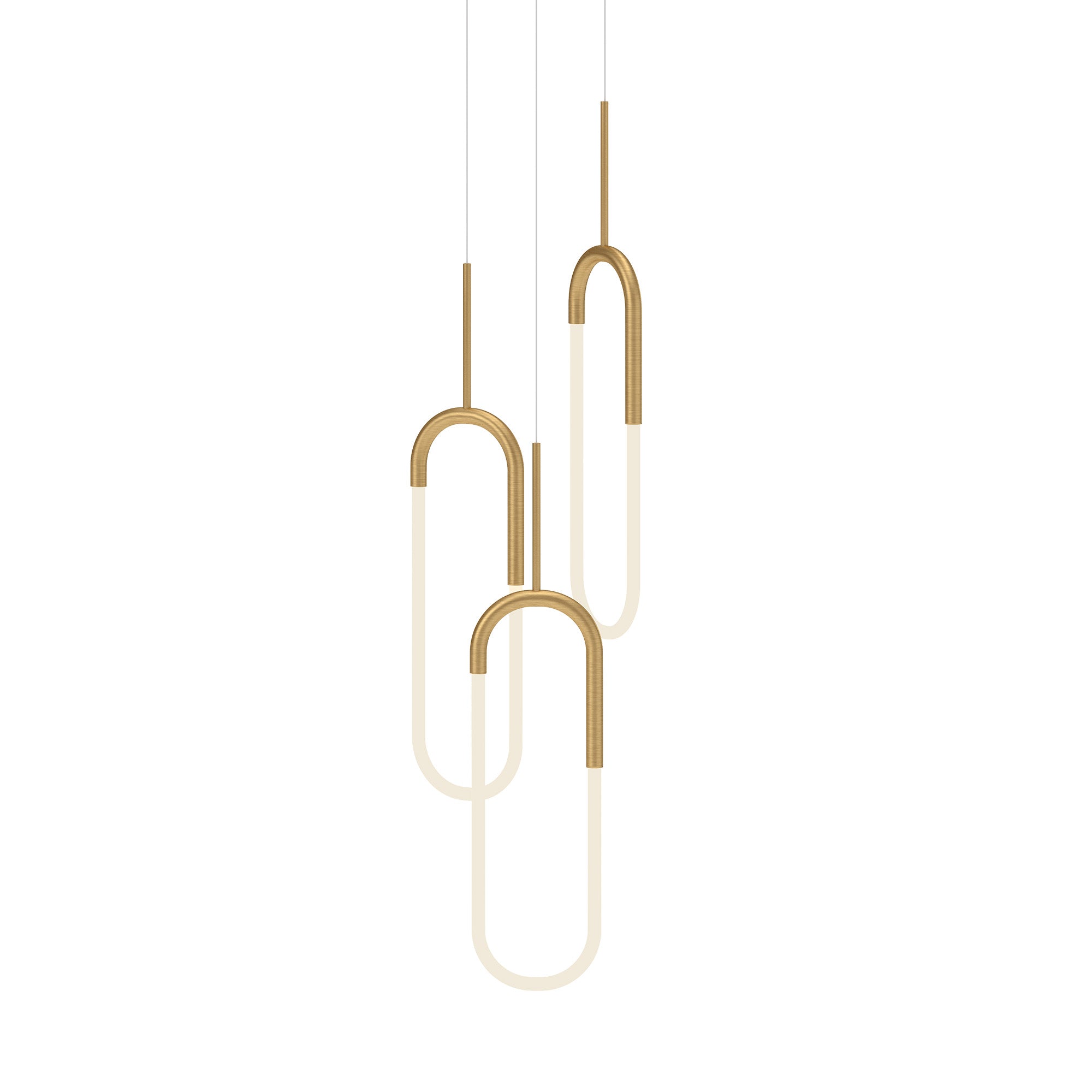 Huron 3 Head Steel Multi Pendant