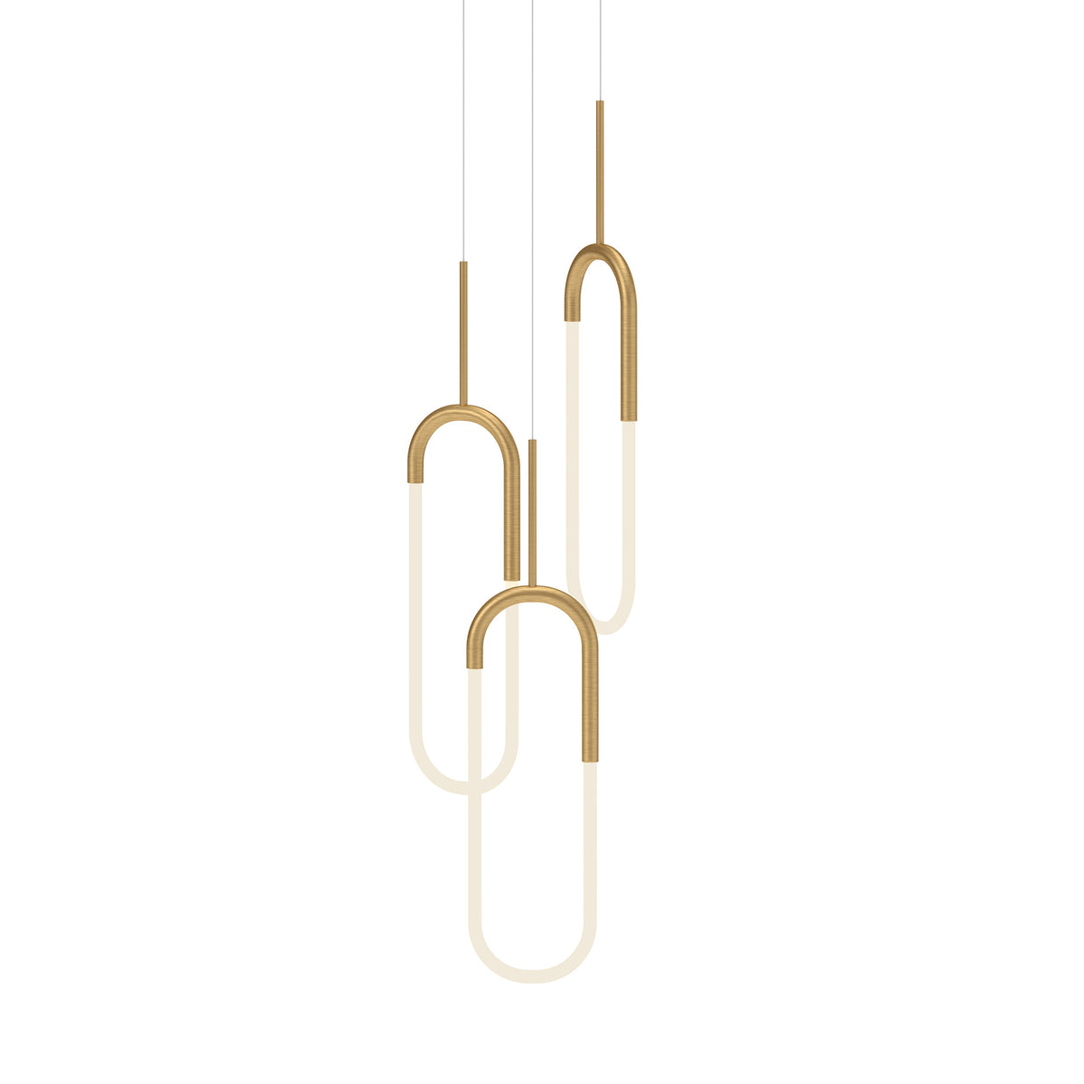 Huron 3 Head Steel Multi Pendant