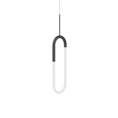 Huron 8-in Frosted Acrylic Wire-Drop LED Pendant
