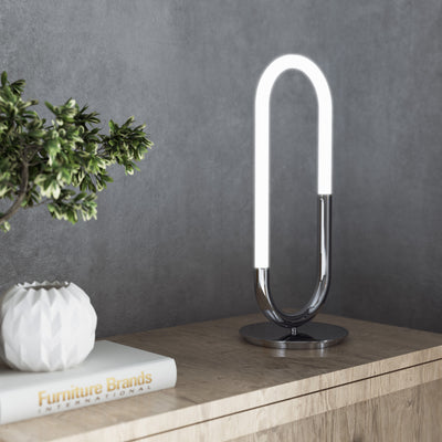 Huron 21-in Steel Table Lamp
