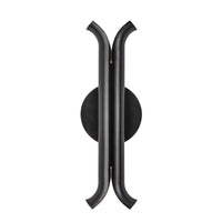 Husk 14-in Stainless Steel Wall Sconce