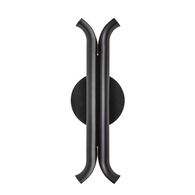 Husk 14-in Stainless Steel Wall Sconce