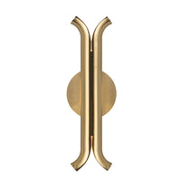 Husk 14-in Stainless Steel Wall Sconce