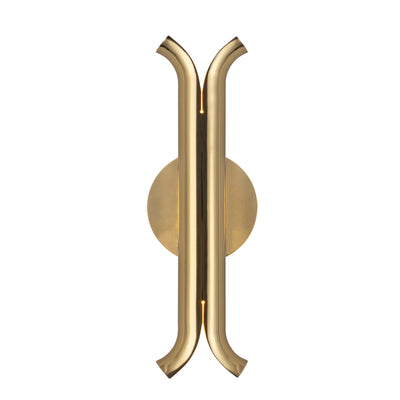 Husk 14-in Stainless Steel Wall Sconce
