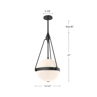 Harmony 14-in Steel Pendant