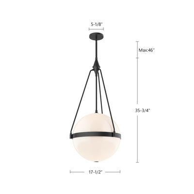 Harmony 18-in Steel Pendant