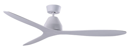 56 Inch DC WiFi Indoor Outdoor Smart Fan in White with Remote