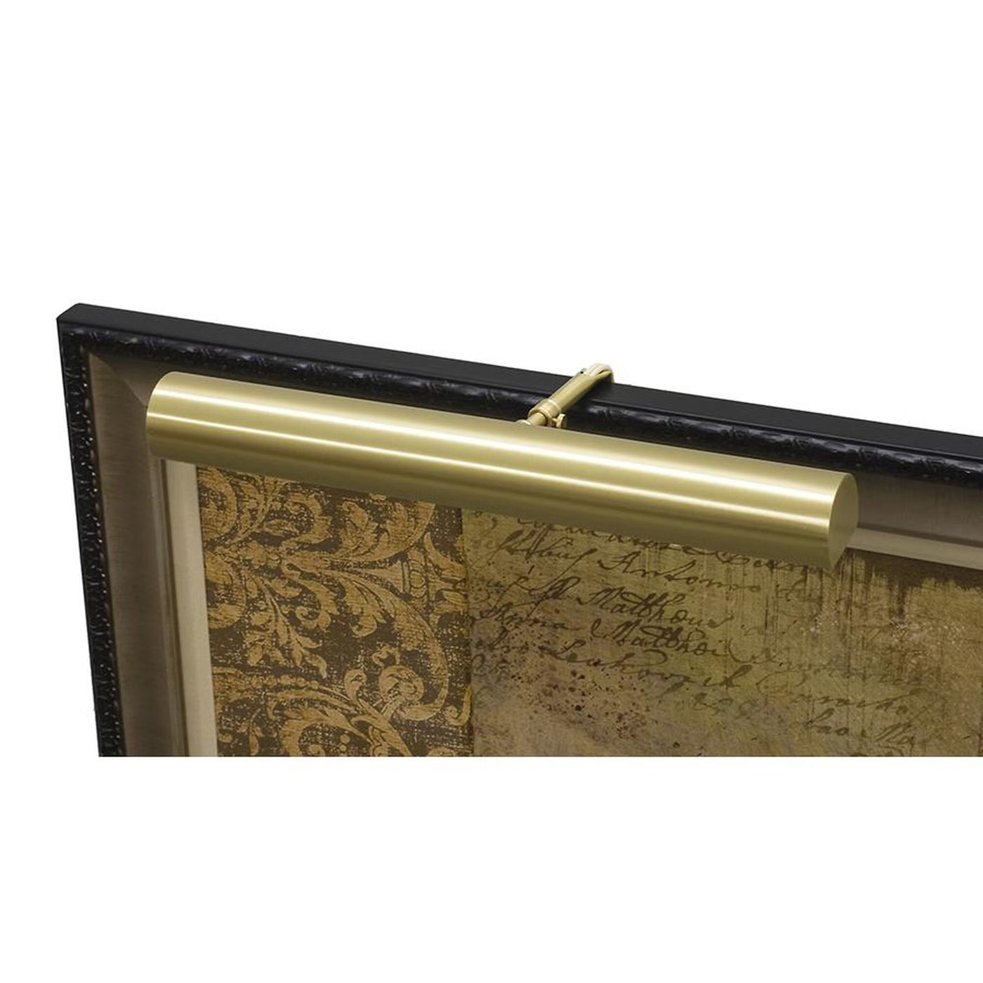16-inch Classic Contemporary Satin Brass in-Line Hi-Lo Switch Plug-In Picture Light