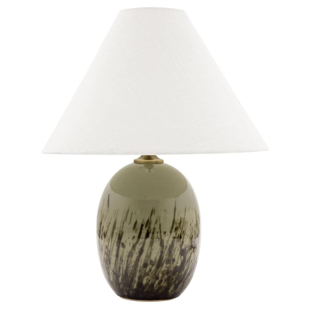 22.5-inch Scatchard Decorated Celadon Table Lamp