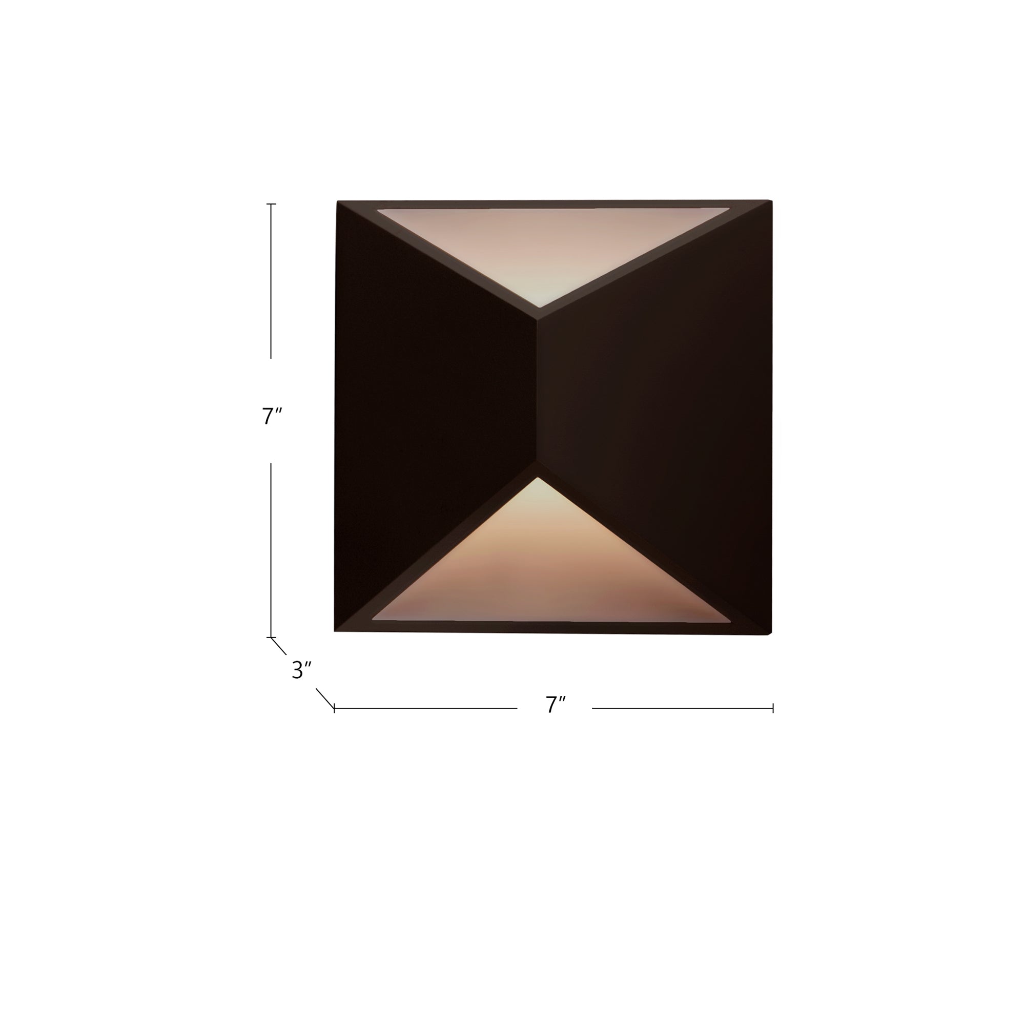 Indio 7-in Aluminum Outdoor Wall Sconce