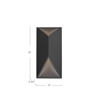 Indio 12-in Aluminum Outdoor Wall Sconce