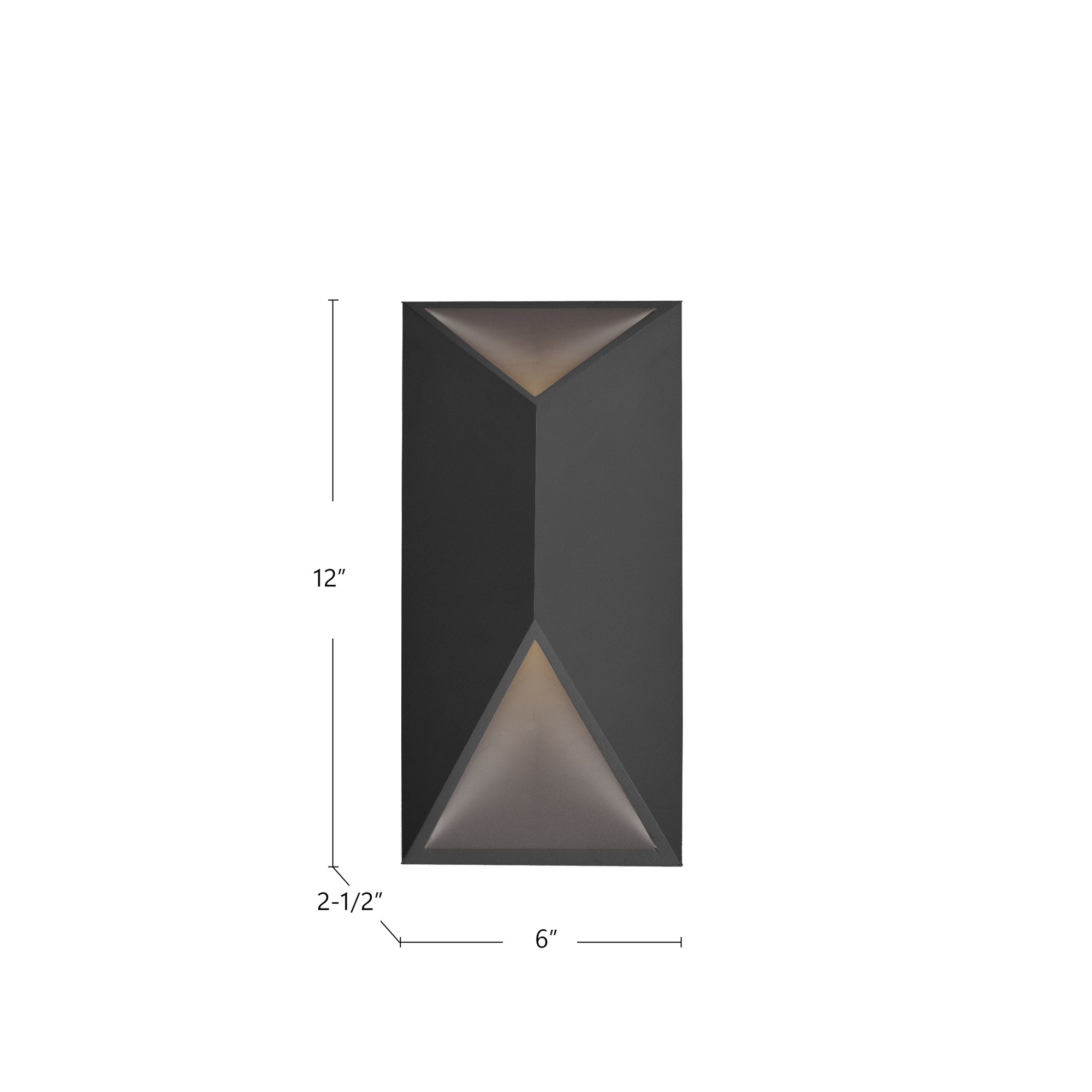 Indio 12-in Aluminum Outdoor Wall Sconce