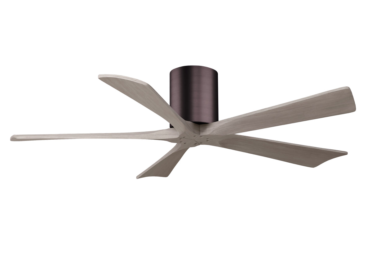 Hugger Irene 5-Blade Flush Mount Ceiling Fan Without Light Kit