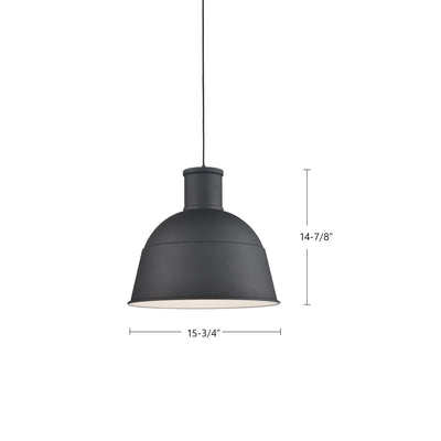 Irving 16-in Aluminum Pendant