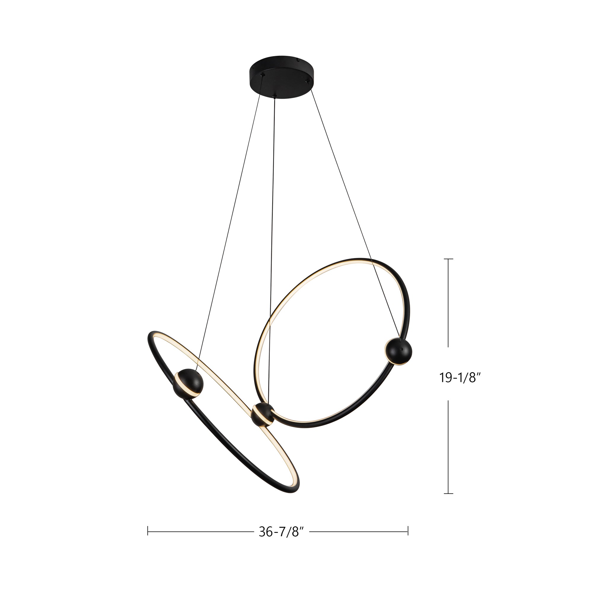 Isho 2 Head Aluminum Chandelier