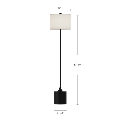Issa 61-in Steel Floor Lamp