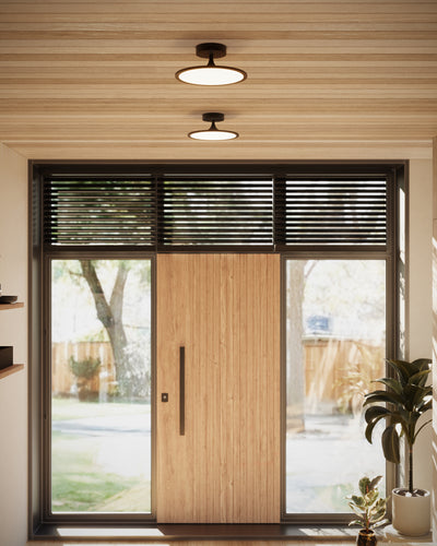 Issa 12-in Aluminum Semi-Flush Mount