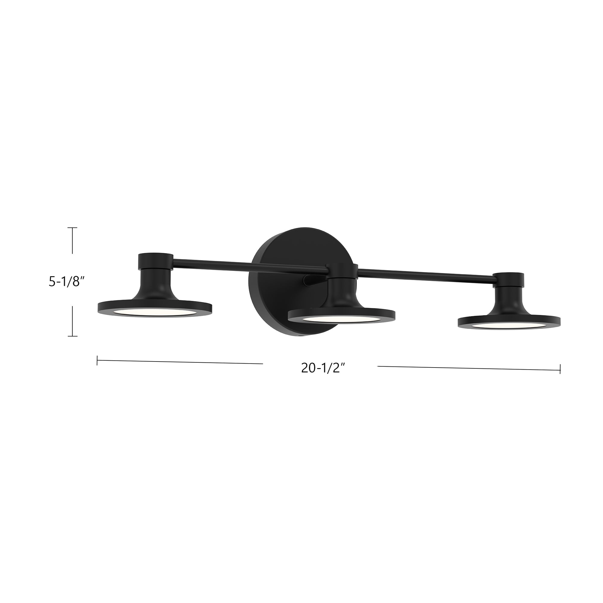 Issa 21-in Aluminum Vanity Light